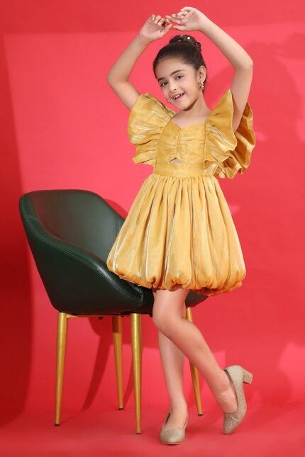 Golden Glamour Dress